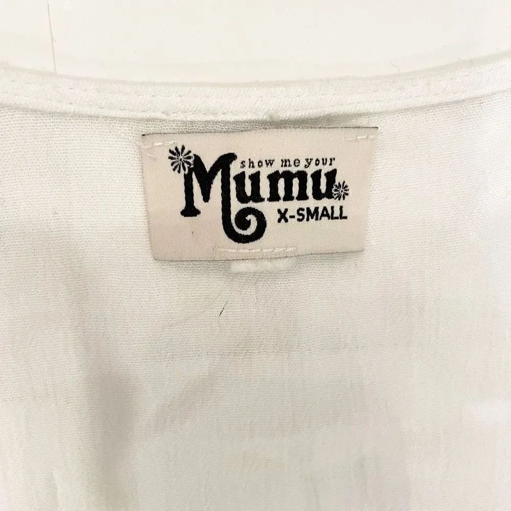 Show Me Your MuMu Mae Mu Tassel Dress in Casa Love Embroidered Flowy lightweight - Picture 7 of 7